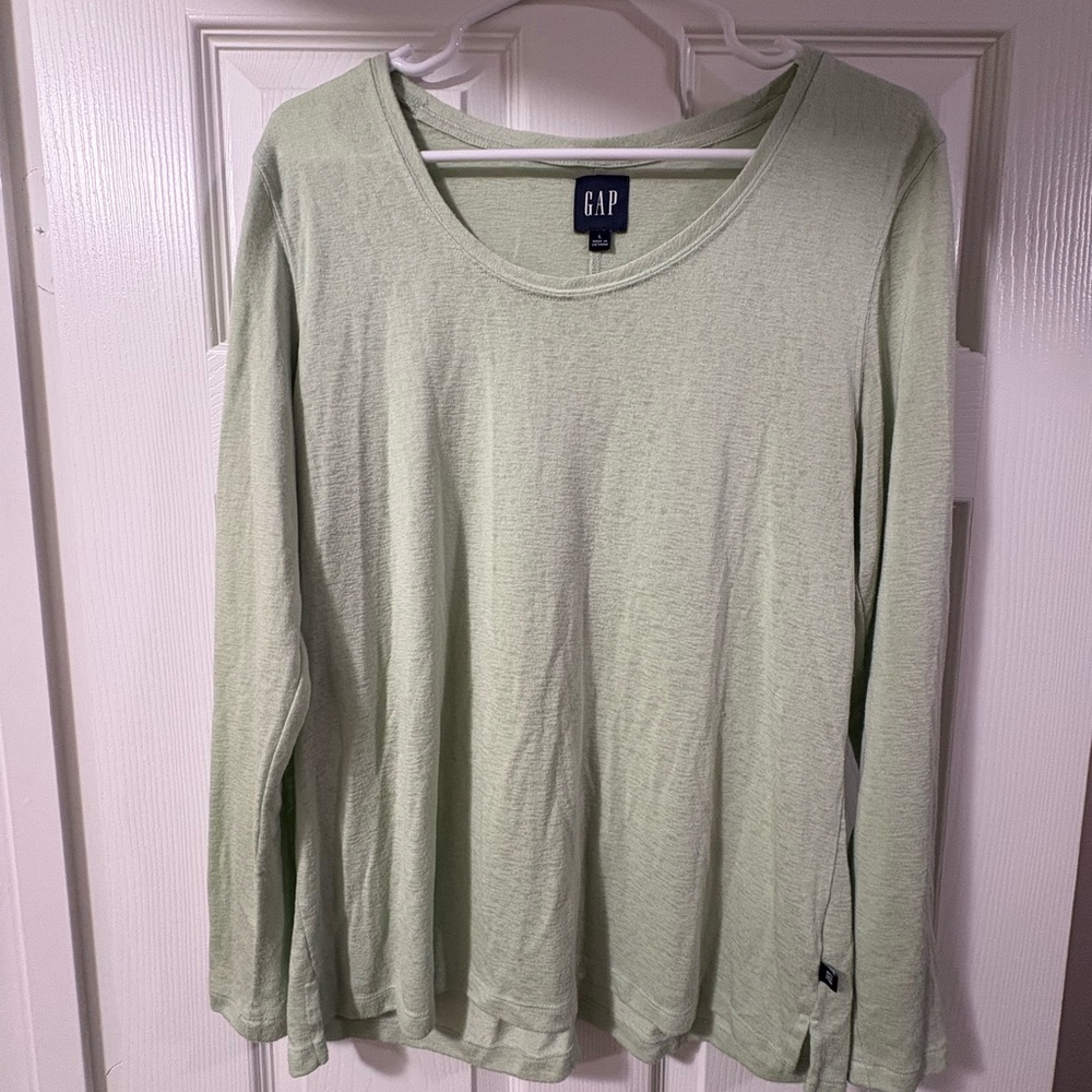 GAP Mint Green Crew Neck Top